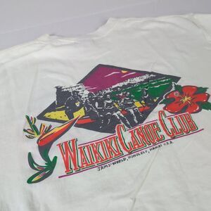 VTG Jam's World‎ Original Jams Waikiki Canoe Club Hawaii Single Stitch XL
